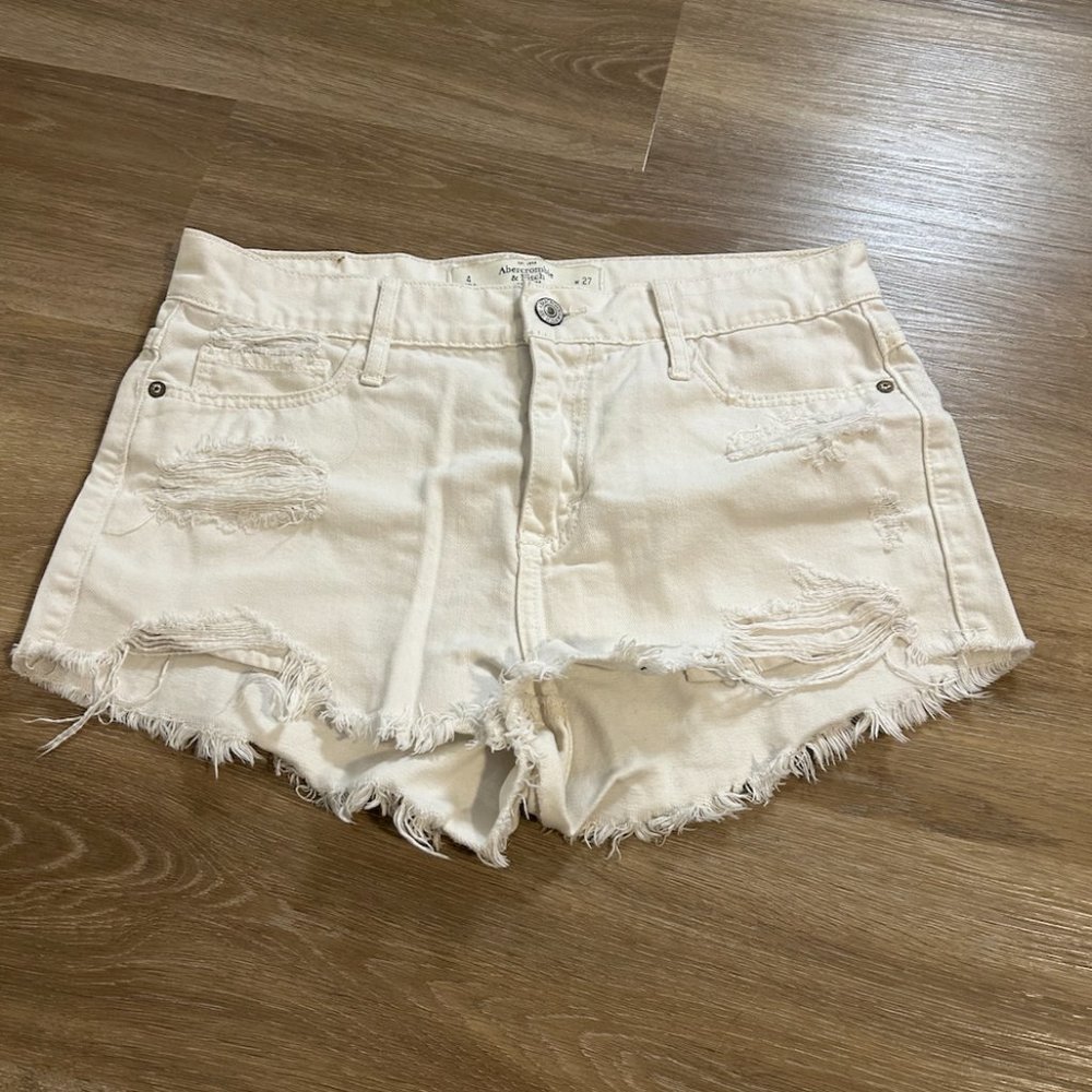 White Abercrombie and Fitch Denim Jeans Size 27 (4)